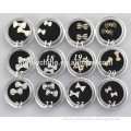 New Arriva 3d metal nail art decoration Alloy Bling Rhinestone Crystal Glitter Decoration